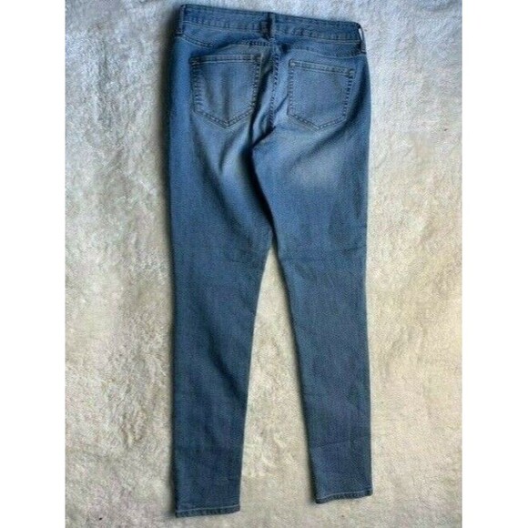 Old Navy Womens Jeans Size 4R Mid Rise Medium Wash Super Skinny Stretch - Picture 3 of 4